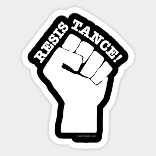 RESISTANCE (White) Sticker